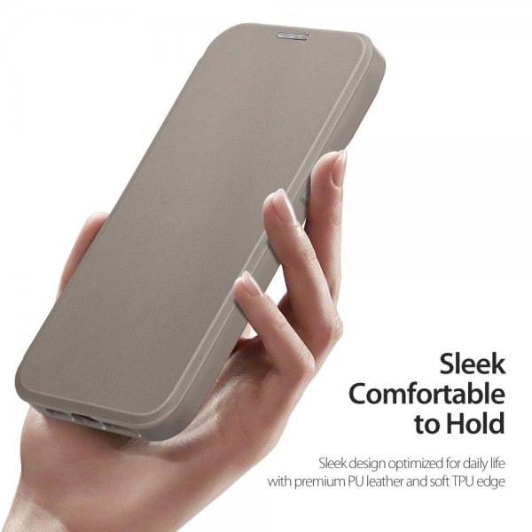 Dux Ducis iPhone 14 Pro -kotelo Skin X Pro Series MagSafe Khaki