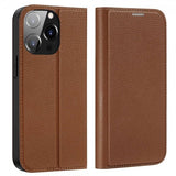 Dux Ducis iPhone 14 Pro -suojakuori Skin X2 -sarja, ruskea