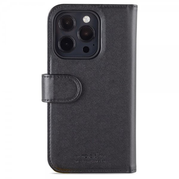 Holdit iPhone 14 Pro Kotelo Lompakkokotelo Magneetti Musta