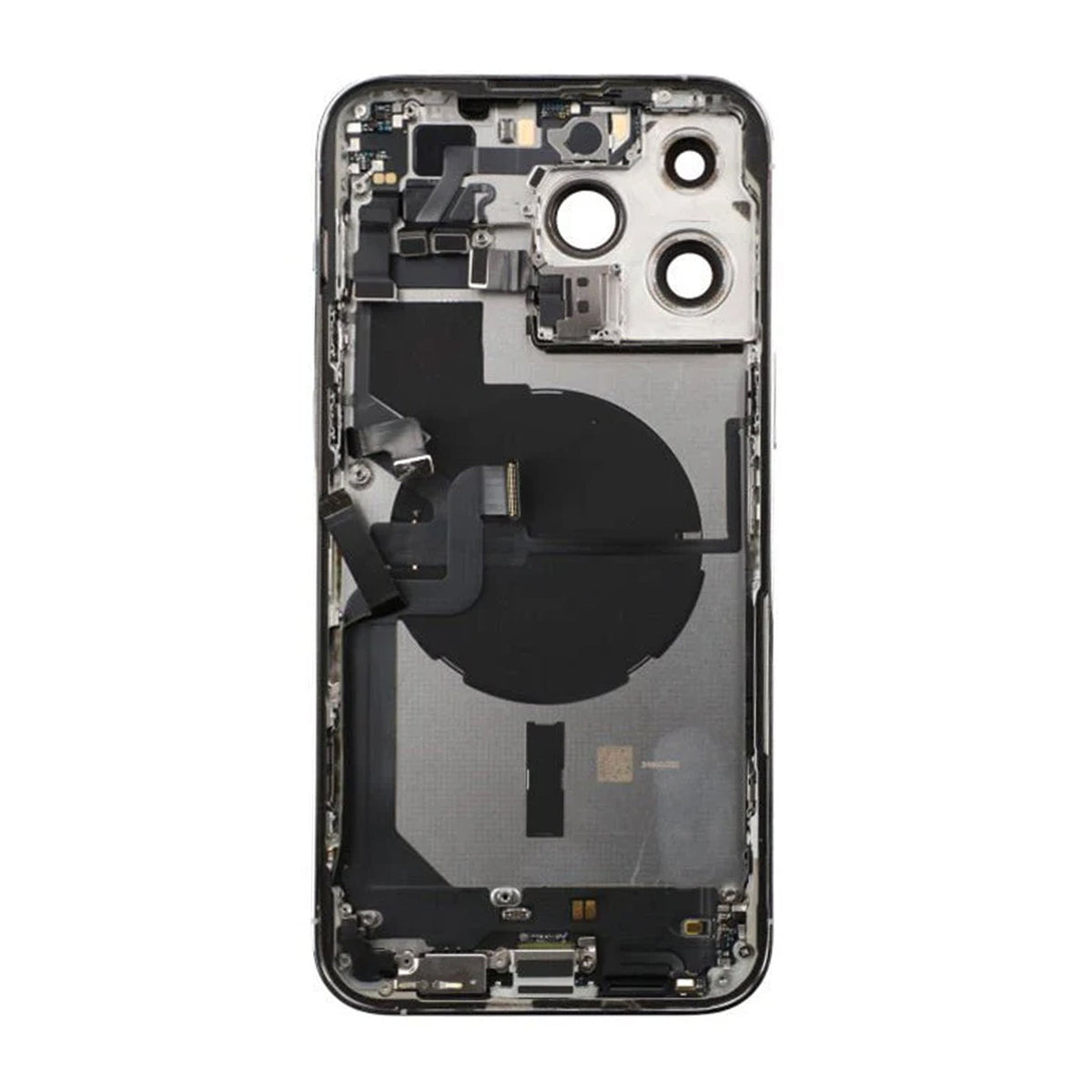 iPhone 14 Pro Max takakansi täydellisellä kehyksellä – Hopea