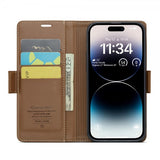 CaseMe iPhone 14 Pro Max -suojakotelo 023-sarja Ruskea