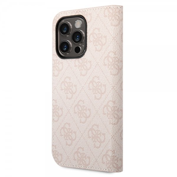 Guess iPhone 14 Pro Max Suojakuori 4G Logo Pinkki