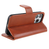 Nordic Covers iPhone 14 Pro Max Kotelo Essential Leather Maple Brown