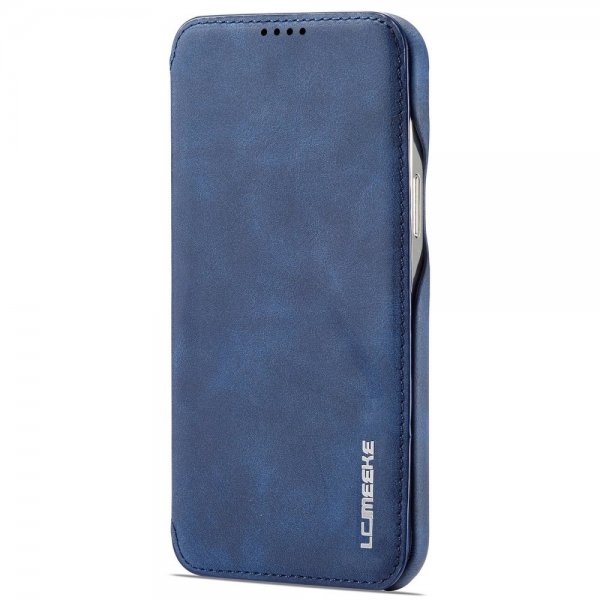 Lc.Imeeke iPhone 14 Pro Max Flip-suojakotelo Sininen
