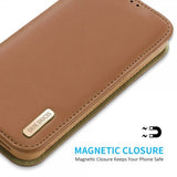 Dux Ducis iPhone 14 Pro Max -suojakuori, Hivo-sarja, ruskea