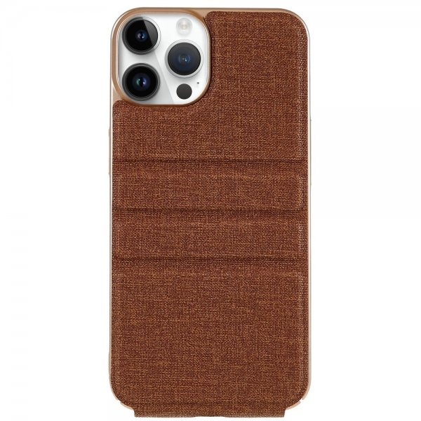 X-Level iPhone 14 Pro Max Journey Series -suojakotelo, ruskea