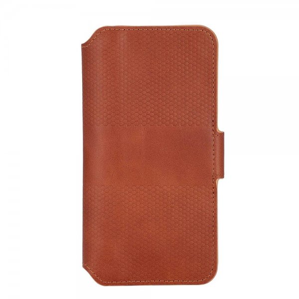 Krusell iPhone 14 Pro Max Suojakotelo Nahkainen PhoneWallet Konjakki