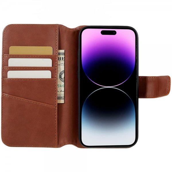 Nordic Covers iPhone 14 Pro Max -suojakotelo, MagLeather, Maple Brown