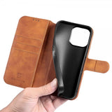 Dg.Ming iPhone 14 Pro Max Retro Ruskea suojakotelo