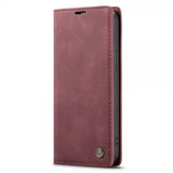 CaseMe iPhone 14 Pro Max -suojakotelo Retro Flip, punainen