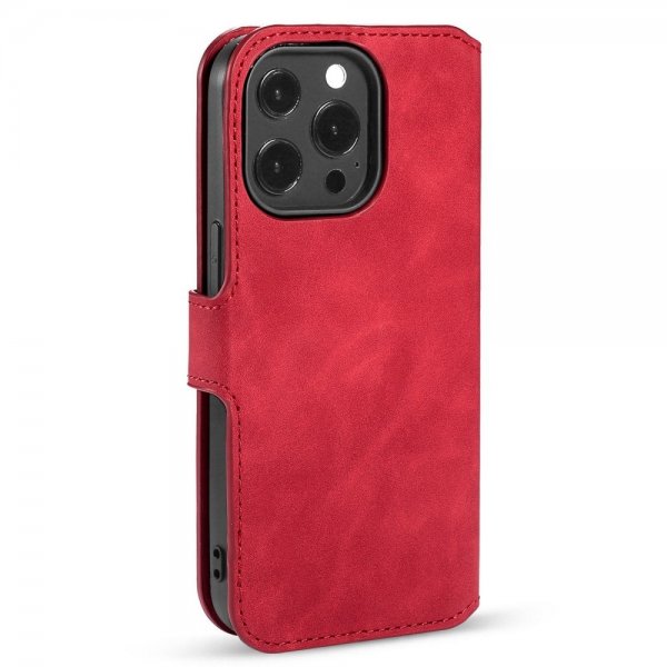 Dg.Ming iPhone 14 Pro Max -suojakotelo, retro punainen