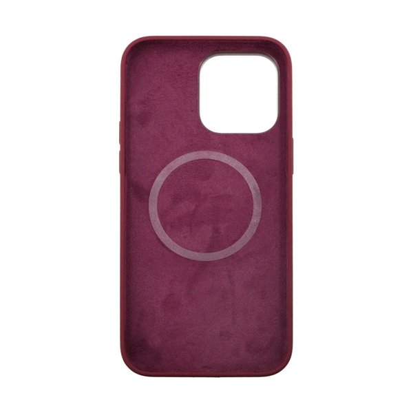 Rvelon iPhone 14 Pro Max Silikonkuori MagSafella, Punainen