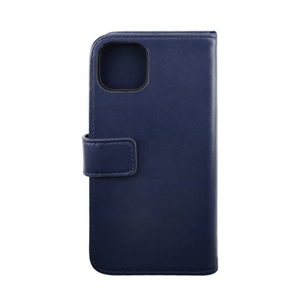 Rvelon iPhone 14 Pro Max -kotelo, aitoa nahkaa, sininen