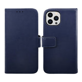 Rvelon iPhone 14 Pro Max -kotelo, aitoa nahkaa, sininen