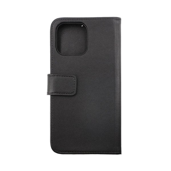 Rvelon iPhone 14 Pro Max Kotelo, aitoa nahkaa, musta