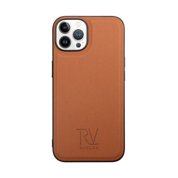 Rvelon iPhone 14 Pro Max -kotelo, magneettisesti irrotettava, ruskea