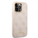 Guess iPhone 14 Pro Max Kuoret 4G Logo Pinkki