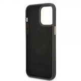 Guess iPhone 14 Pro Max Kuoret 4G Logo Musta
