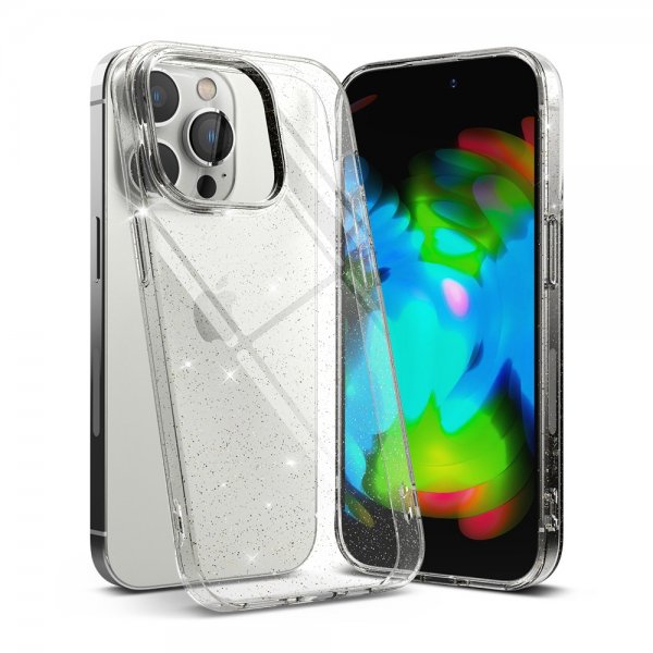 Ringke iPhone 14 Pro Max Air Glitter Clear -suojakuori
