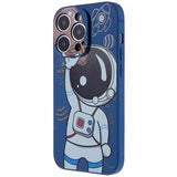 iPhone 14 Pro Max Kuori Astronautti Sininen Ruskea