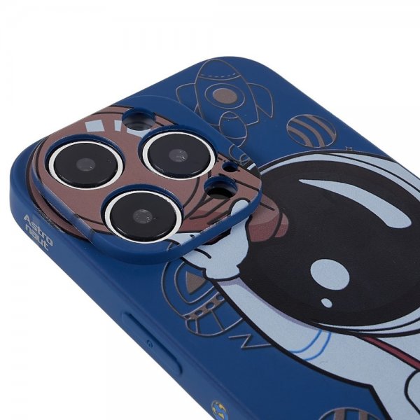iPhone 14 Pro Max Kuori Astronautti Sininen Ruskea