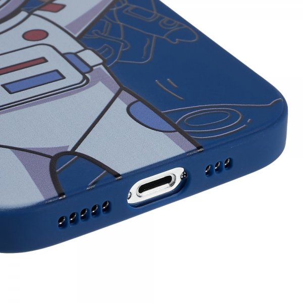 iPhone 14 Pro Max Kuori Astronautti Sininen Harmaa