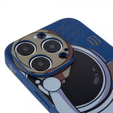 iPhone 14 Pro Max Kuori Astronautti Sininen Harmaa
