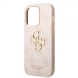 Guess iPhone 14 Pro Max Kuori Big Metal Logo Pink