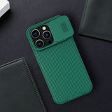 Nillkin iPhone 14 Pro Max Suojakuori CamShield Vihreä