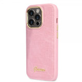 Guess iPhone 14 Pro Max Suojakuori Croco Rosa