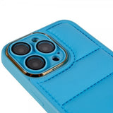 iPhone 14 Pro Max Kuori Down Jacket Design Sininen