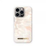 Ideal of Sweden iPhone 14 Pro Max Suojakuori Fashion Case MagSafe Rose Pearl Marble