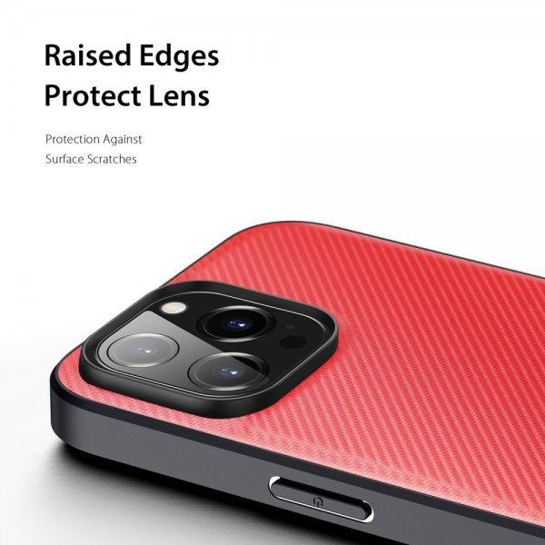Dux Ducis iPhone 14 Pro Max Kuori FINO-sarja Punainen