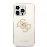 Guess iPhone 14 Pro Max Kuori Full Glitter Kulta