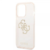 Guess iPhone 14 Pro Max Kuori Full Glitter Kulta