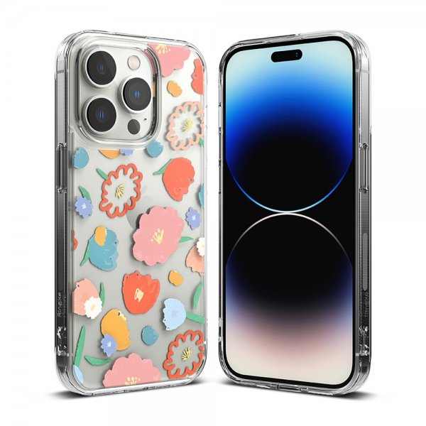 Ringke iPhone 14 Pro Max Suojakuori Fusion Design Floral