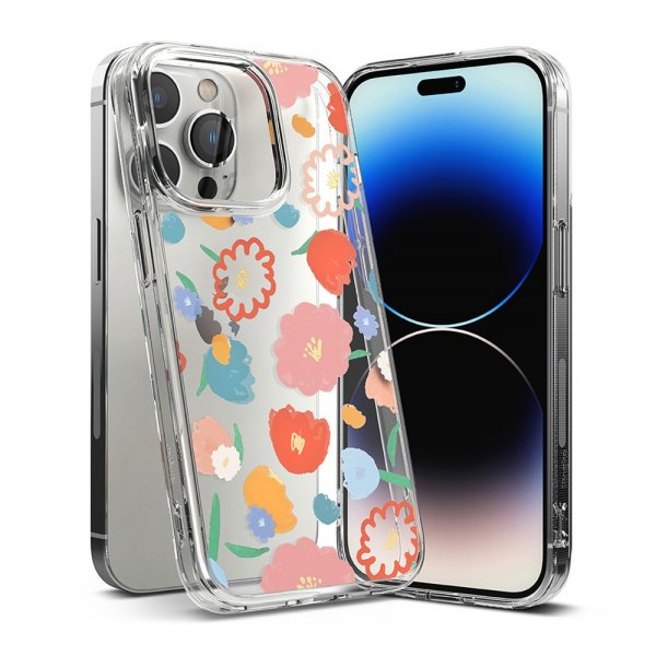 Ringke iPhone 14 Pro Max Suojakuori Fusion Design Floral