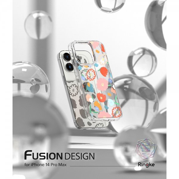 Ringke iPhone 14 Pro Max Suojakuori Fusion Design Floral