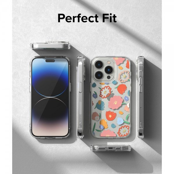Ringke iPhone 14 Pro Max Suojakuori Fusion Design Floral