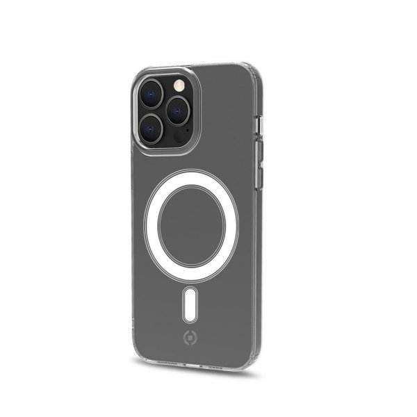 Celly iPhone 14 Pro Max -kuori GELSKINMAG MagSafe Transparent