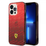 Ferrari iPhone 14 Pro Max Suojakuori Gradient Scuderia Punainen