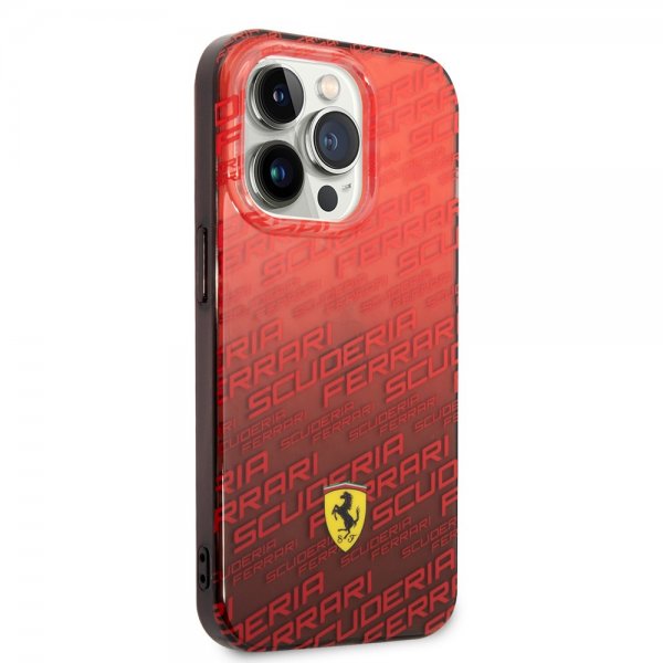 Ferrari iPhone 14 Pro Max Suojakuori Gradient Scuderia Punainen