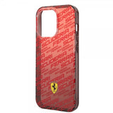 Ferrari iPhone 14 Pro Max Suojakuori Gradient Scuderia Punainen