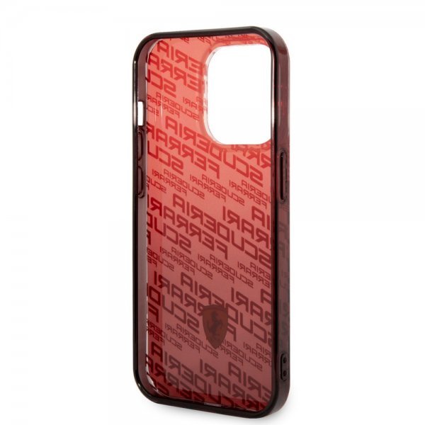 Ferrari iPhone 14 Pro Max Suojakuori Gradient Scuderia Punainen