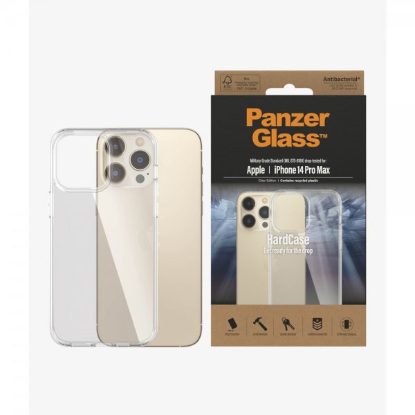 PanzerGlass iPhone 14 Pro Max Kuoret HardCase Läpinäkyvä