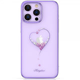 Kingxbar iPhone 14 Pro Max Kuori Sydänkuvio Violetti