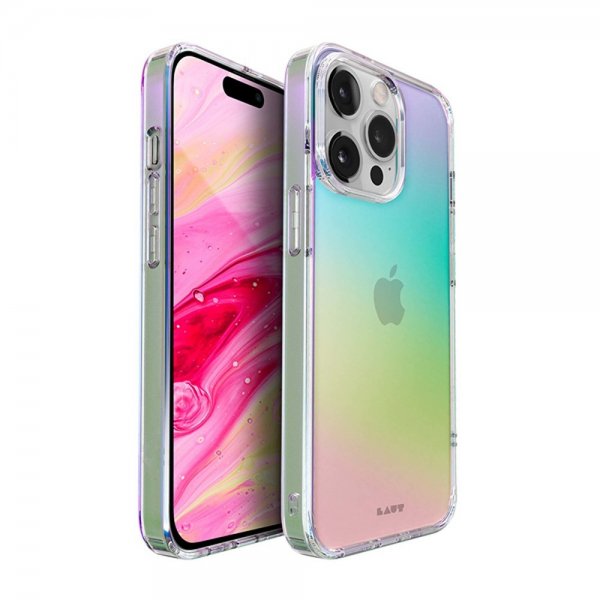 LAUT iPhone 14 Pro Max -kuori Holo Pearl