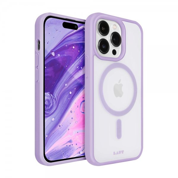 LAUT iPhone 14 Pro Max -suojakuori Huex Protect MagSafe Lavender