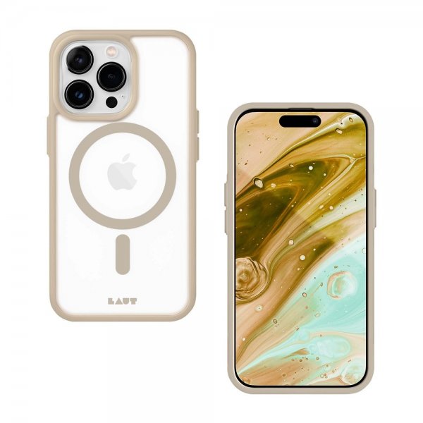 LAUT iPhone 14 Pro Max -suojakuori Huex Protect MagSafe Sand