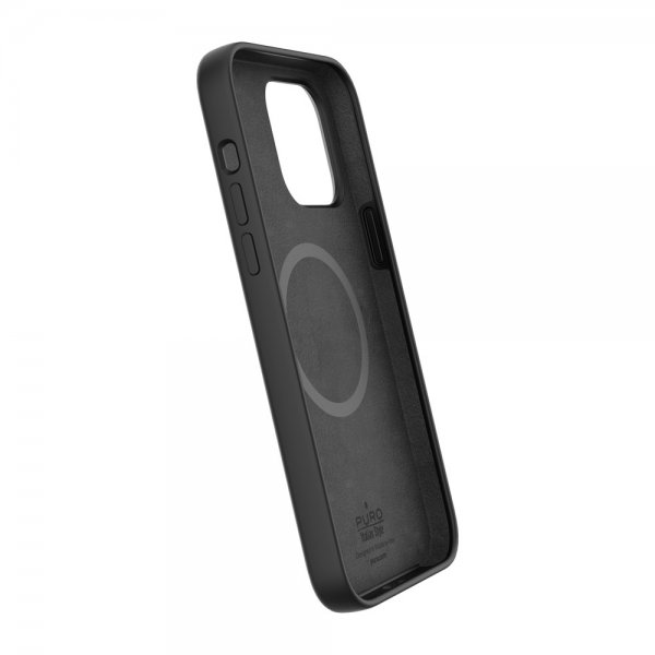 Puro iPhone 14 Pro Max ICON Mag -kuori, musta